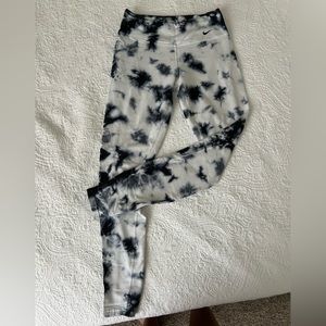 Nike Dri fit leggings in tie dye pattern. Size small